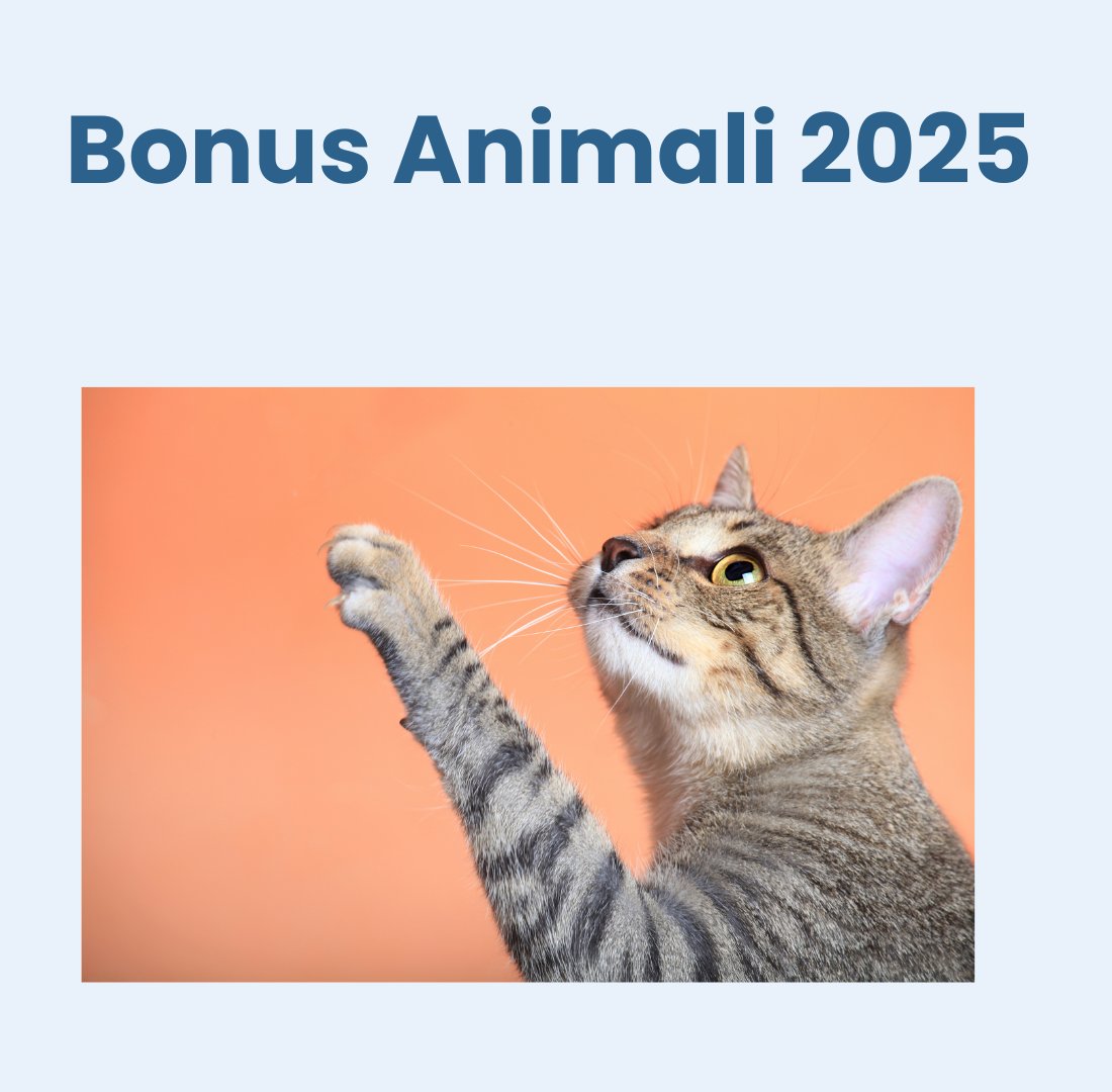 Bonus Animali 2025